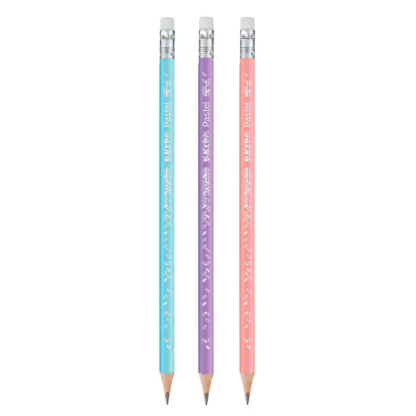 CRAYON NOIR HB + GOMME PASTEL MAPED