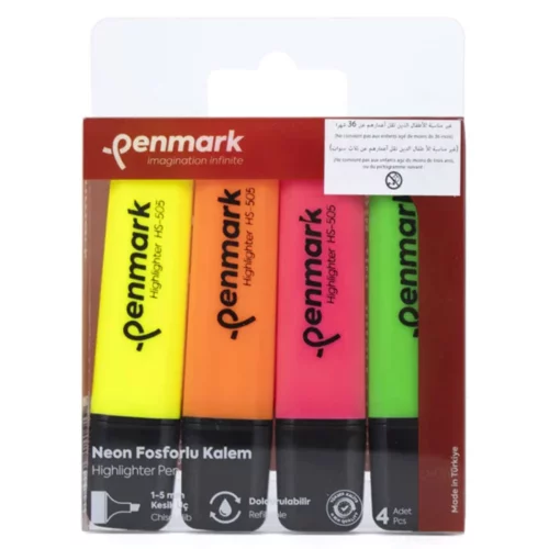 POCH 4 MARQ FLUO PENMARK