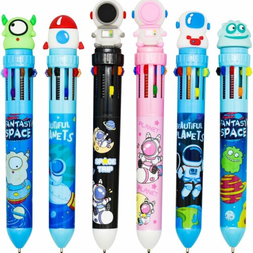 STYLO A BILLE 6 COUL FANTASIE