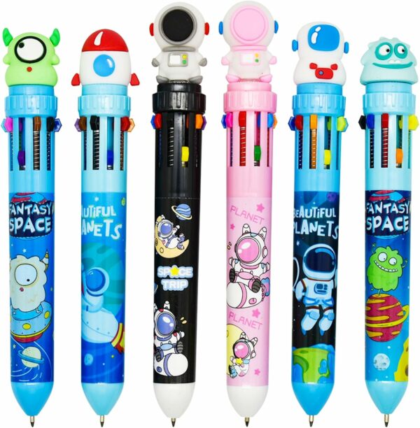 STYLO A BILLE 6 COUL FANTASIE