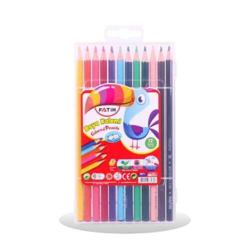 CRAYON COUL 12/18 BTE PLASTIQUE