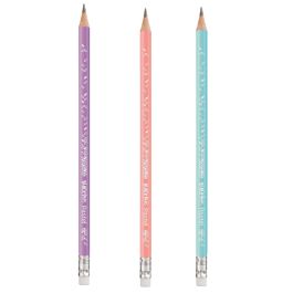 CRAYON NOIR HB +GOMME PASTEL MAPED