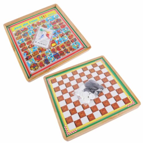 JEUX DAME + L'OIE EN BOIS